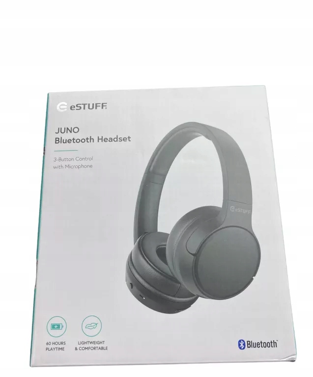 SŁUCHAWKI ESTUFF JUNO BLUETOOTH HE3ADESET KOMPLET