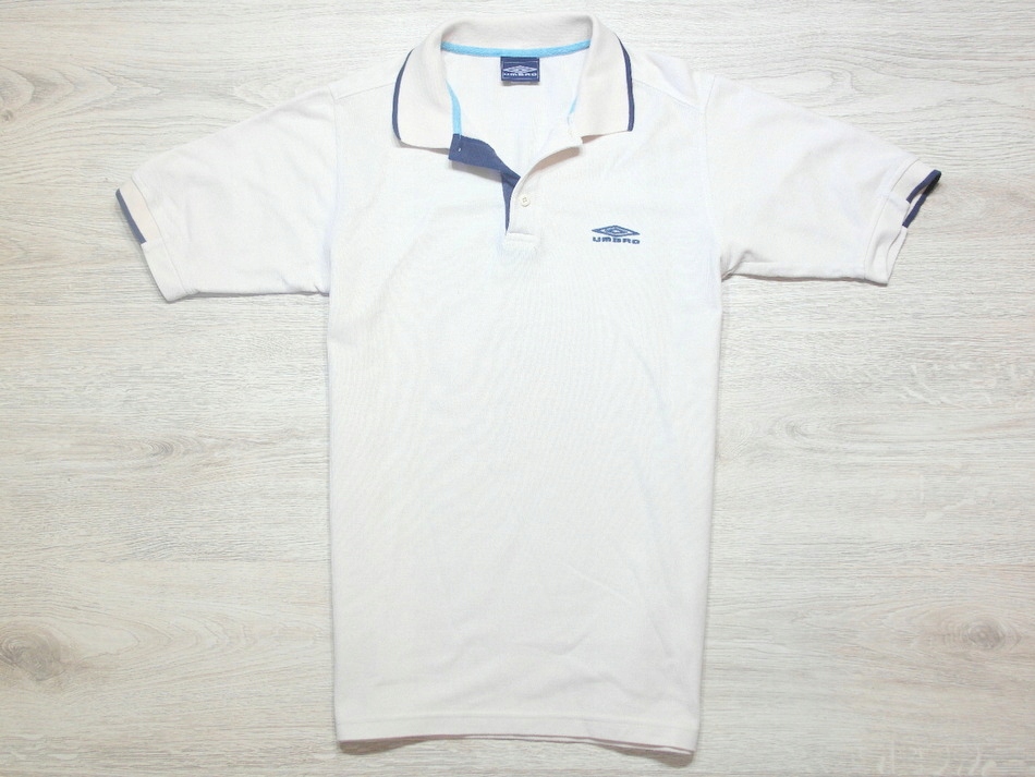 UMBRO _ ORYGINALNA MODNA KOSZULKA POLO Z LOGO_ S/M