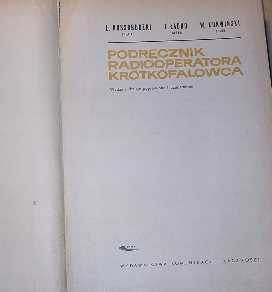 PORADNIK RADIOOPERATORA KRÓTKOFALOWCA.