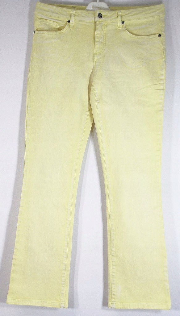 Spodnie żółte 5 Pocket stretch Bawełna R 42