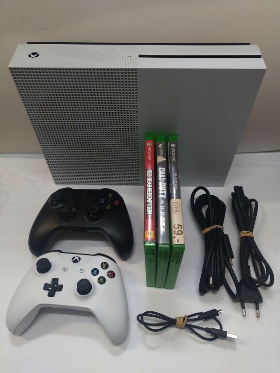 KONSOLA XBOX ONE S 1TB 2 PADY 3 GRY GWARANCJA