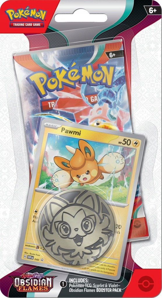 Pokemon Obsidian Flames Checklane Blister Pawmi