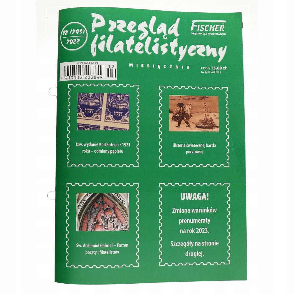 Przegląd Filatelistyczny nr 12/2022 - Fischer