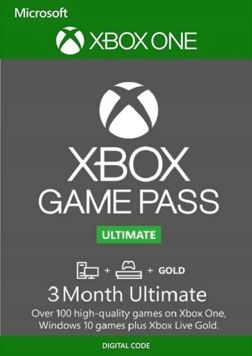 Xbox Game Pass Ultimate 3 miesiące kod cyfrowy