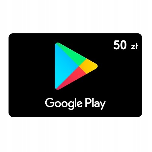 Karta upominkowa Google Play 50 zł