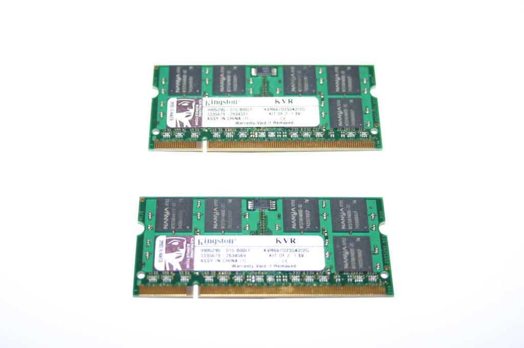 Kingston 2GB (2x1GB) 667MHz CL5 DDR2 SODIMM