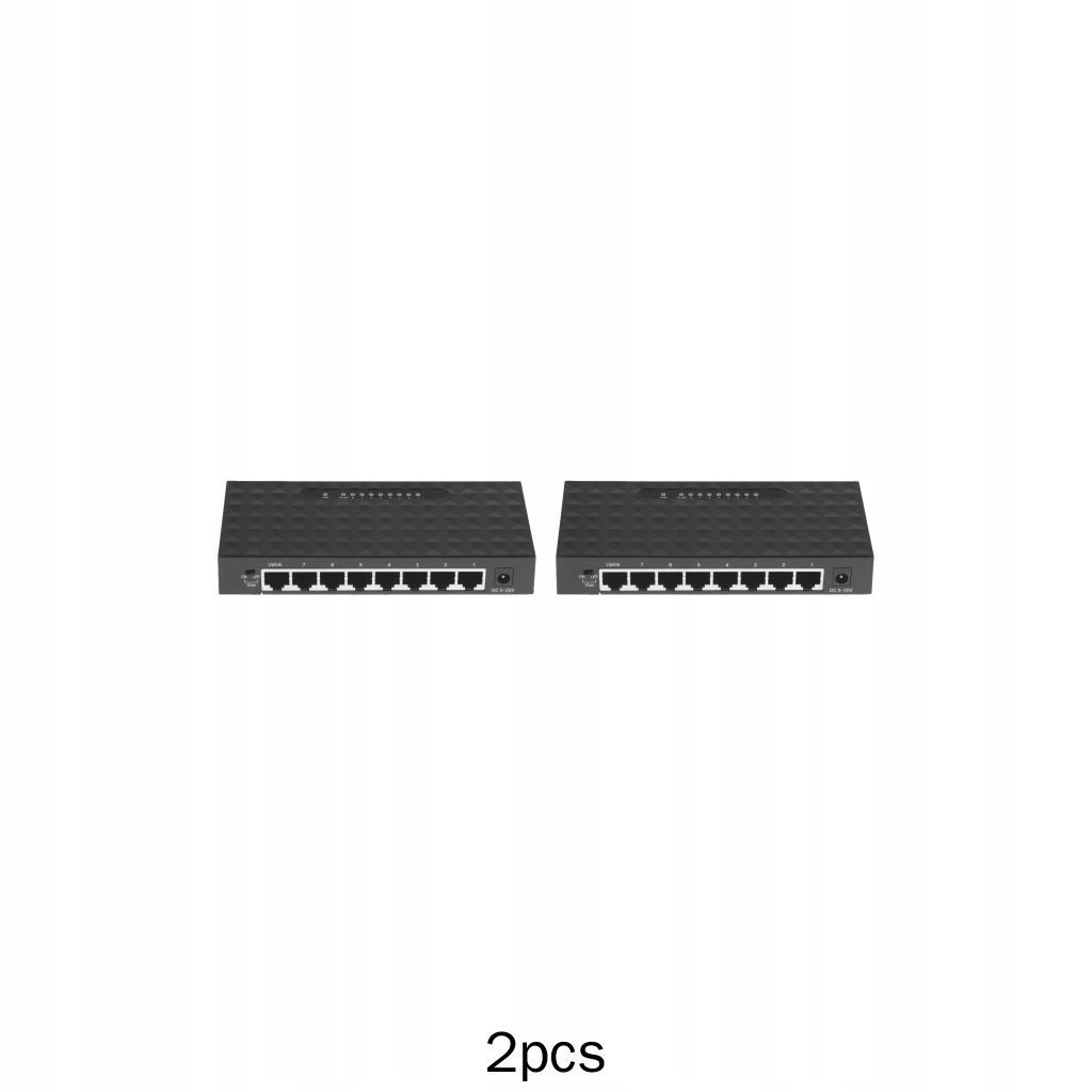 2x przełącznik Fast Ethernet Adapter VLAN 8Port