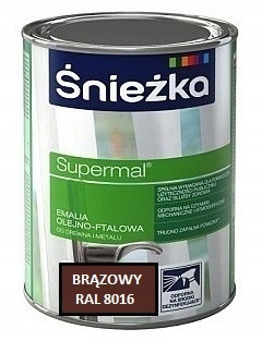 SUPERMAL EMALIA OLEJNO-FTALOWA BRĄZOWY 8016 10L