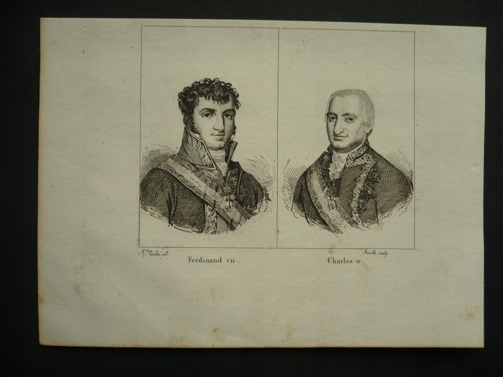 Napoleon, Ferdynand VII i Charles IV, oryg. 1836