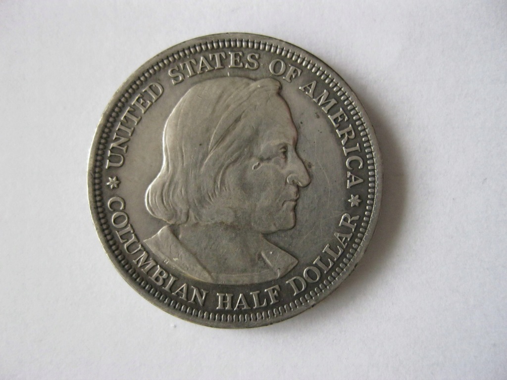 HALF DOLLAR(50 cent)-COLUMBIAN /1892 !!!