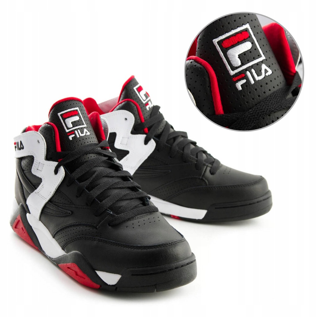 Buty Fila męskie wysokie czarne sneakersy r. 40