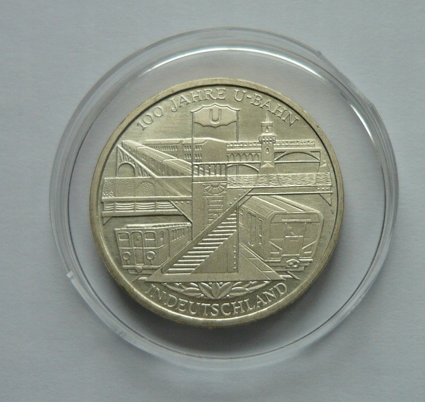 100 lat metra w Niemczech 10 EURO 2002 rok