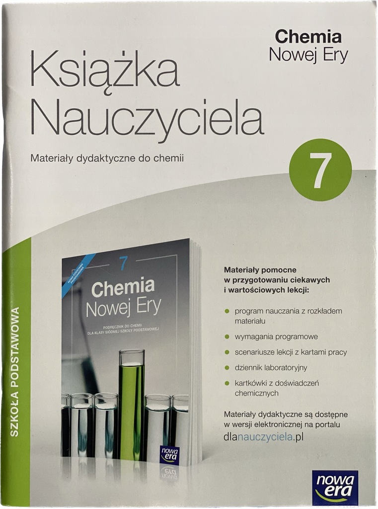 Chemia Klasa 7 Nowa Era CHEMIA NOWEJ ERY klasa 7 książka nauczyciela - 12711081324 - oficjalne