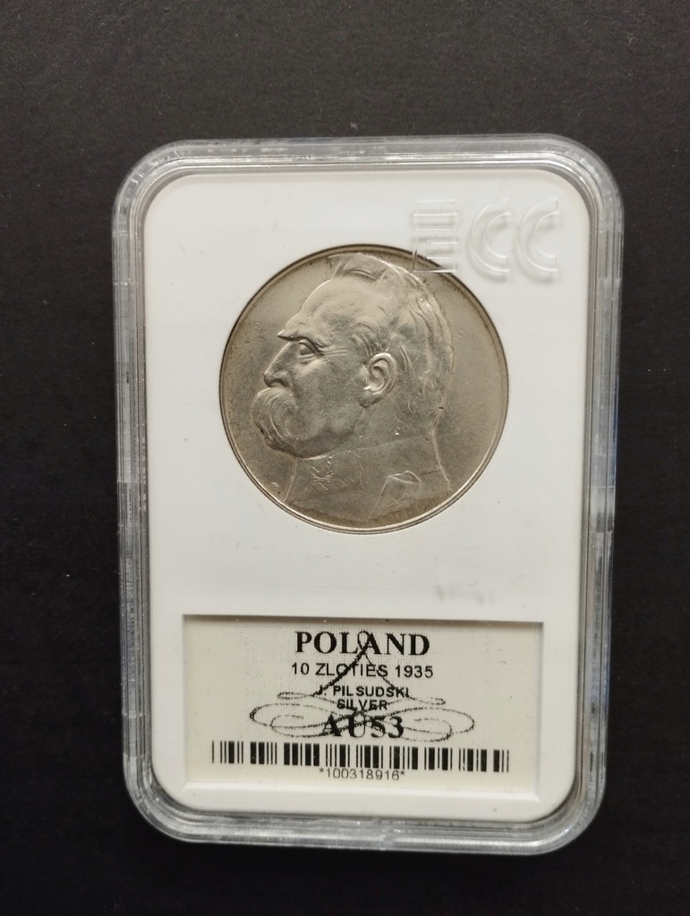 Moneta 10 złotych 1935 rok Piłsudski