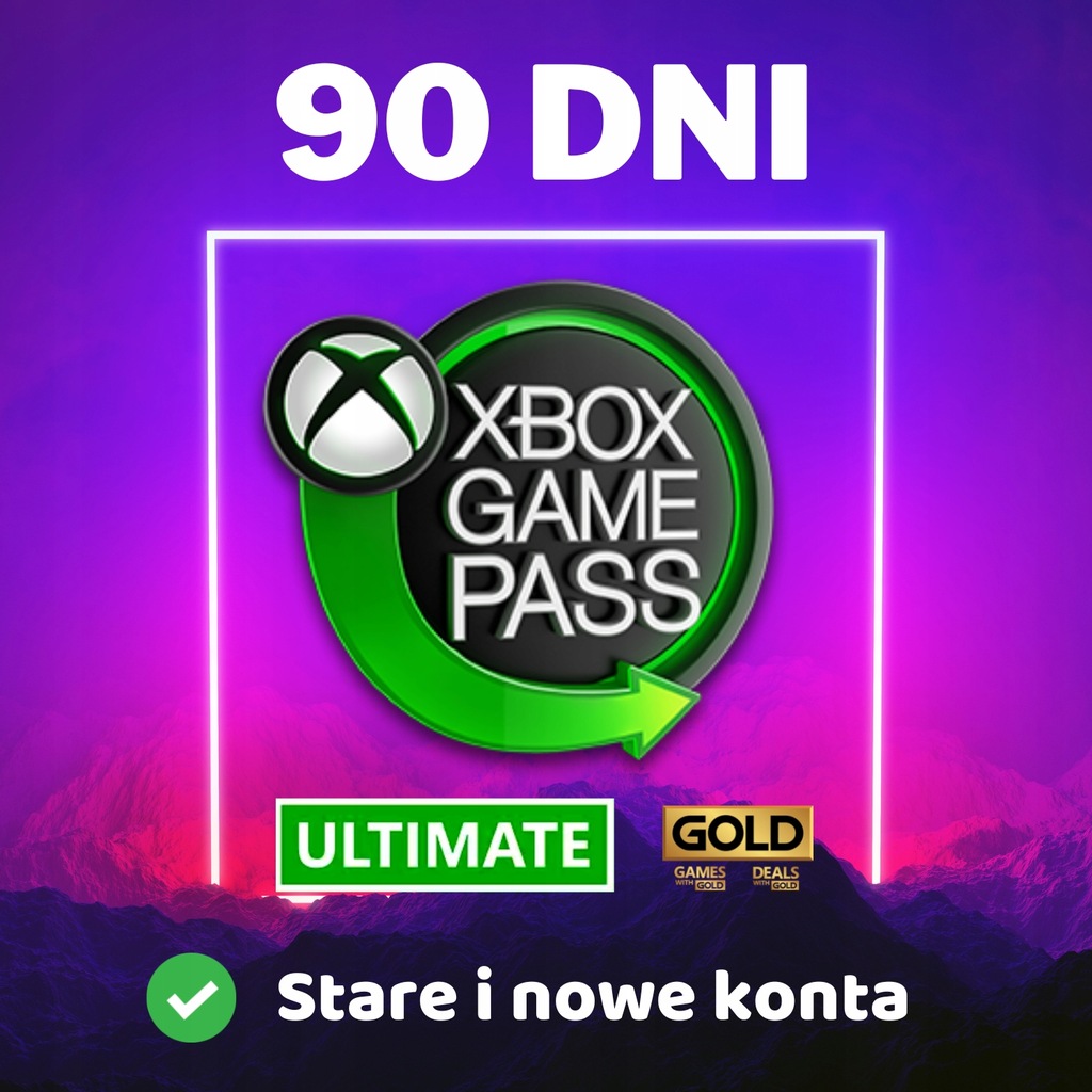 XBOX GAME PASS ULTIMATE 90 DNI 3X 30 KOD LIVE GOLD