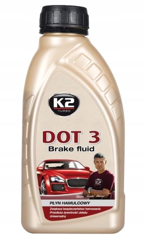 K2 DOT 3 DOT3 PŁYN HAMULCOWY 500ml 0,5L T103