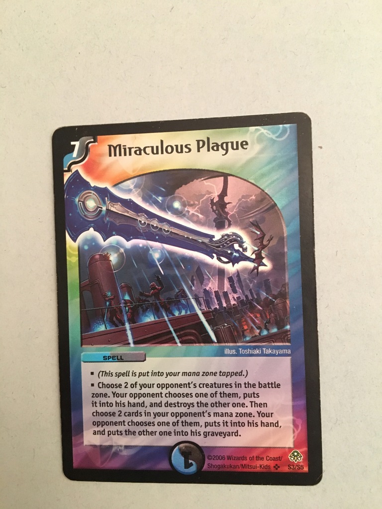 Duel Masters Miraculous Plague Foil DM11 S3/S5