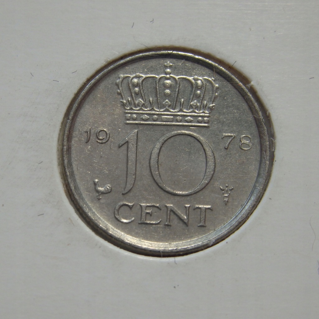 10 Centów, Holandia, 1978r., X7914