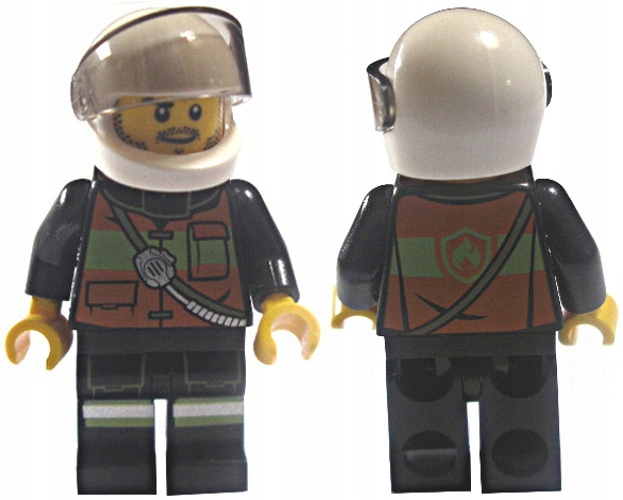 LEGO City FIGURKA cty0344 Strażak w hełmie j.NOWY