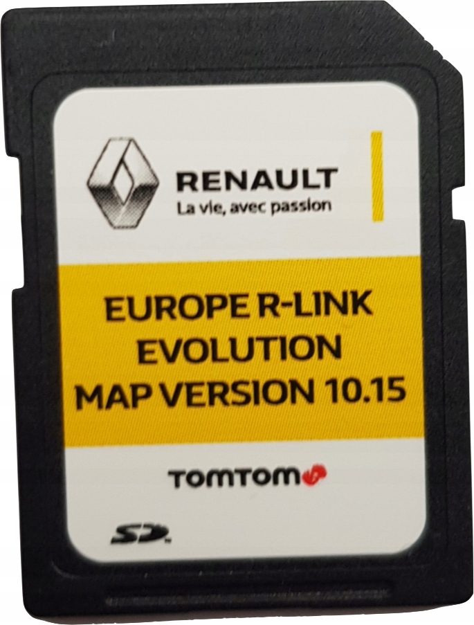 Karta mapa RENAULT R-Link 10.15 TOMTOM 2020 Espace