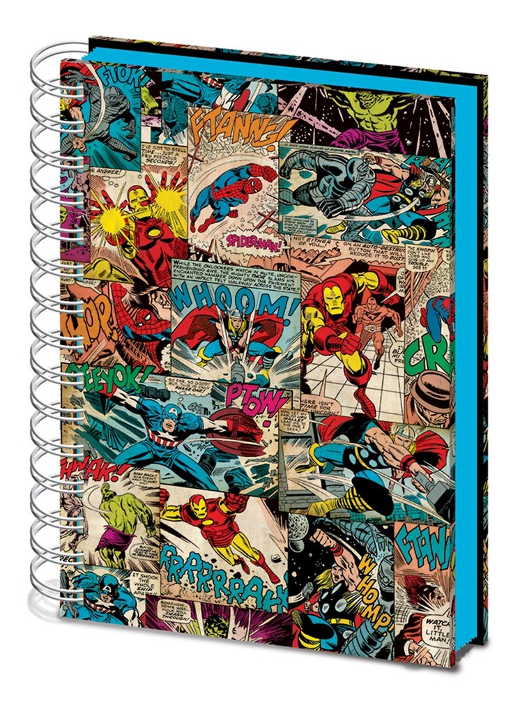 Marvel Comic - notes w linie, spirala A5 14,8x25