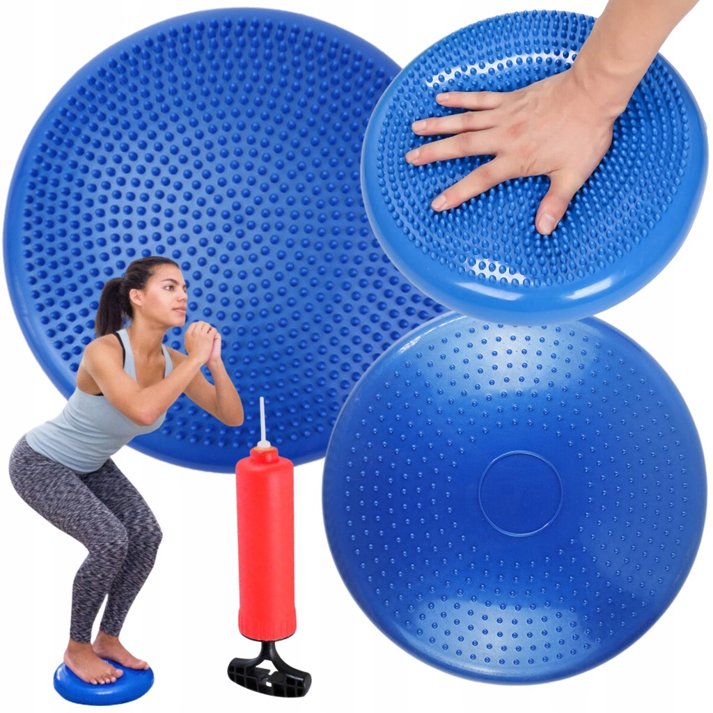 PODUSZKA SENSORYCZNA RECHABILITACYJNA JEZYK BERET 33 CM NIEBIESKA POMPKA