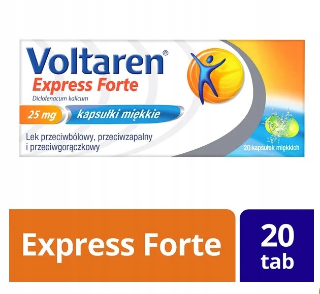 Voltaren Express Forte 20 Kaps. Miękkich