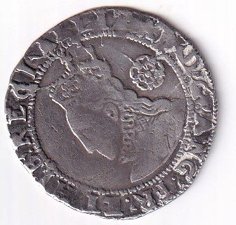6 pensów 1583 srebro, Anglia 43