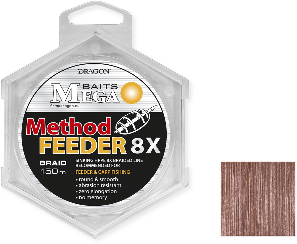 PLECIONKA MegaBaits METHOD FEEDER 8X 150m - 0,16mm
