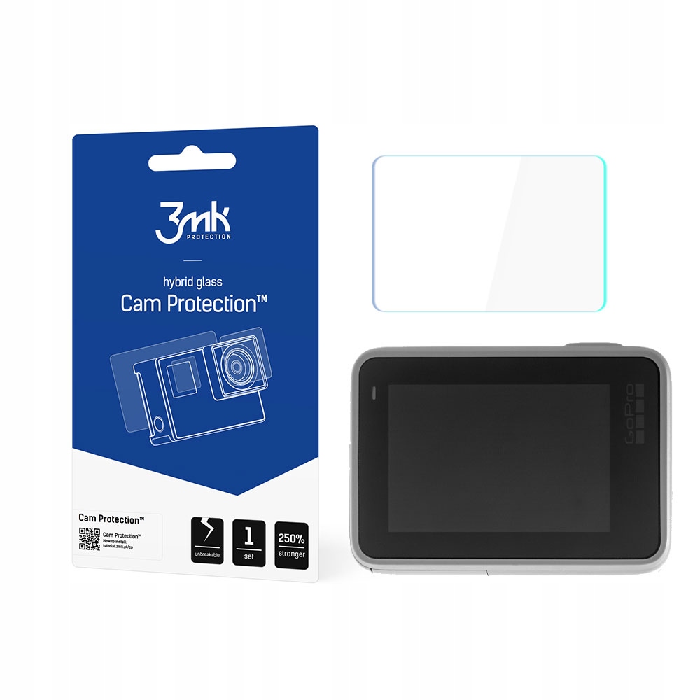 3MK SZKŁO HYBRYDOWE GOPRO HERO 7 WHITE/SILVER-CAM PROTECTION