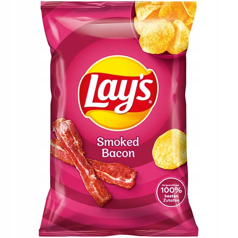 LAYS CHIPSY SMOKED BACON 150g Z NIEMIEC