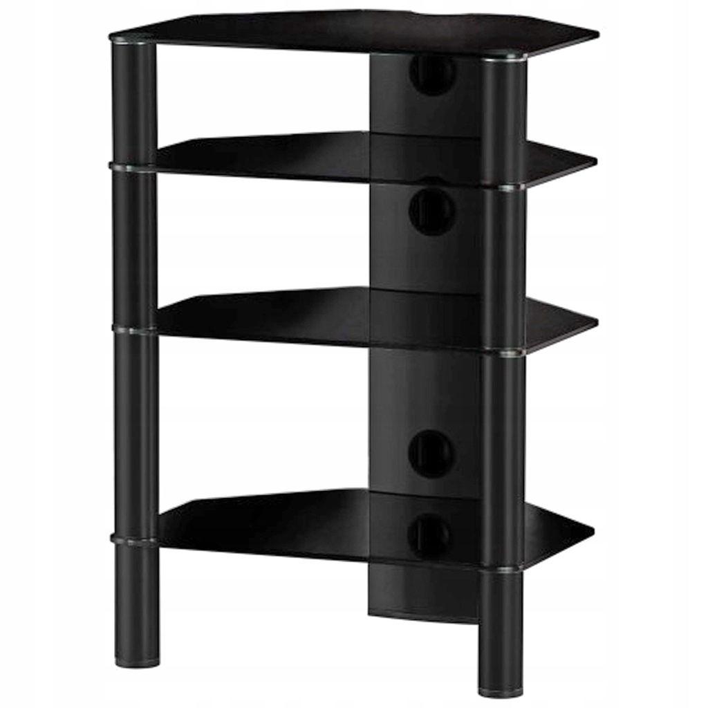 SZAFKA RTV STOLIK REGAŁ GRAMOFON SONOROUS RX2140 CZARNY BLACK GLOSS