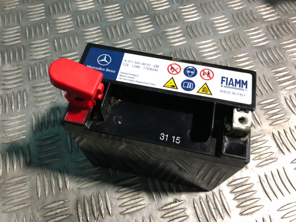 MERCEDES W211 AKUMULATOR MAŁY 12V 12AH 170A - 8779297134 - oficjalne ...