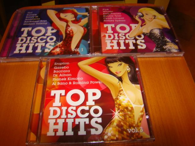 Top Disco Hits - trzy płyty NOWE zafoliowane!