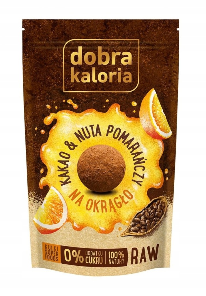 Na okrągło - Kakao & Nuta pomarańczy 65g (kulk