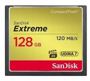 SANDISK COMPACT FLASH EXTREME 128GB 120 MB/s