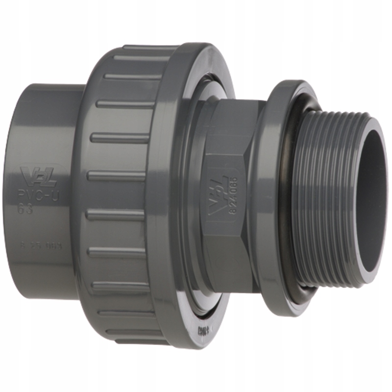 Złączka gwintowana PVC-U 50mm 1 1/2" GRANIT