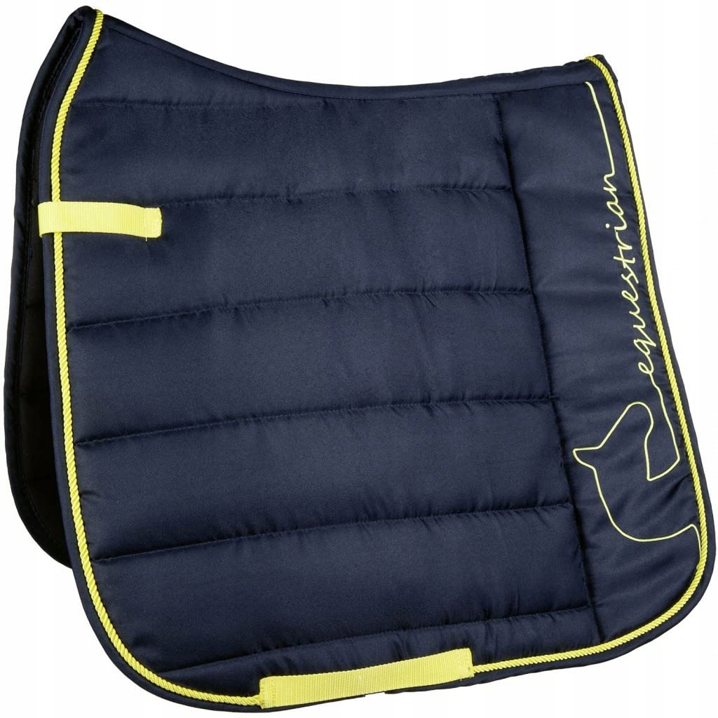 Hkm Equestrian Schabracke 6980 Navy/Neon Gelb