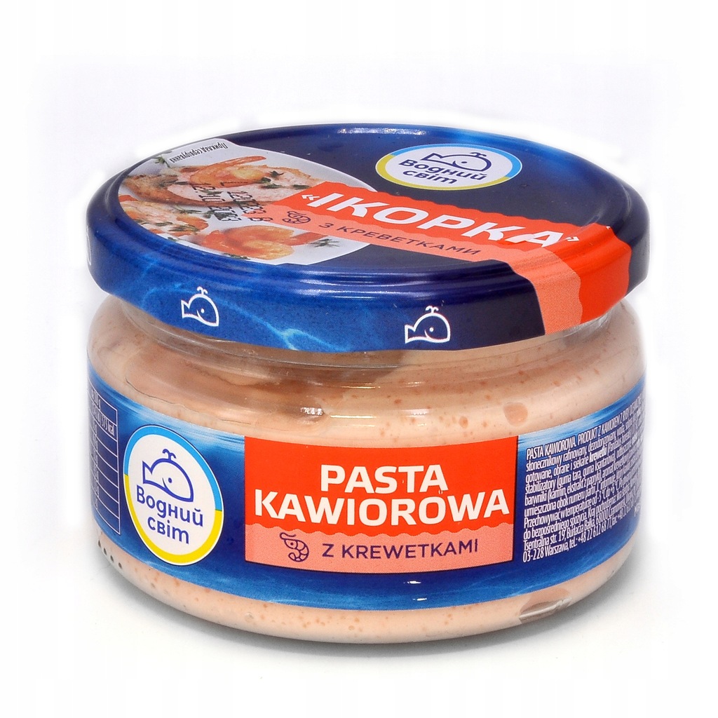 Pasta kawiorowa z krewetkami Wodnyj Świt 160 g