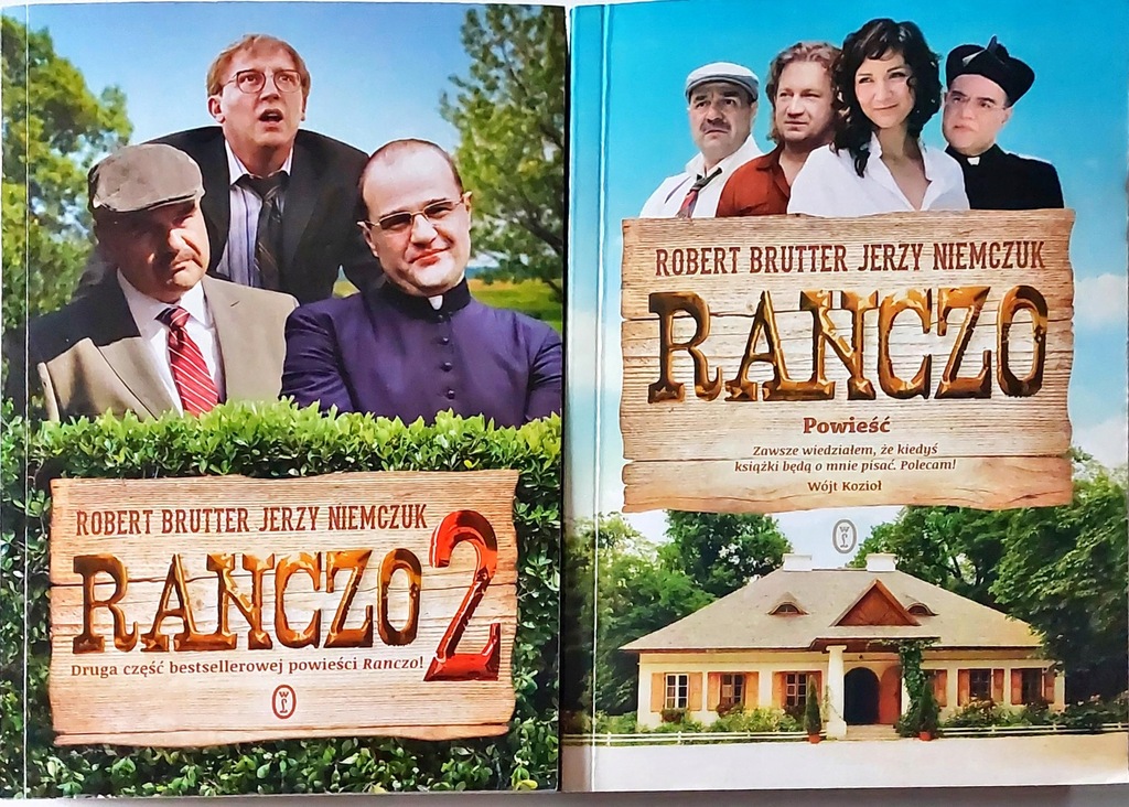 Ranczo Powieść 2 tomy Jerzy Niemczuk, Robert Brutter