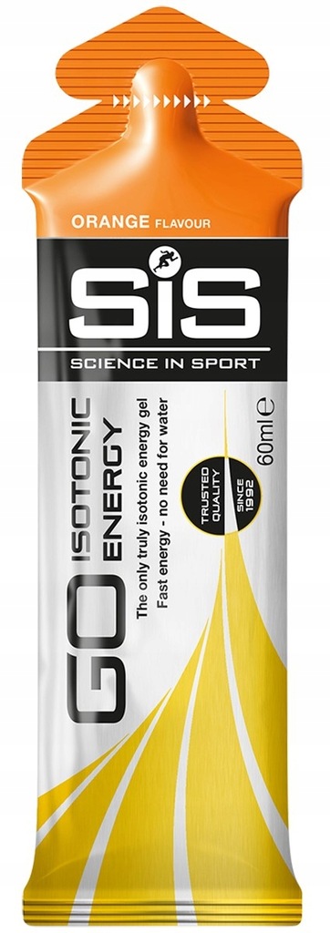 SIS GO ENERGY ŻEL IZOTONICZNY 60ml POMARAŃCZOWY