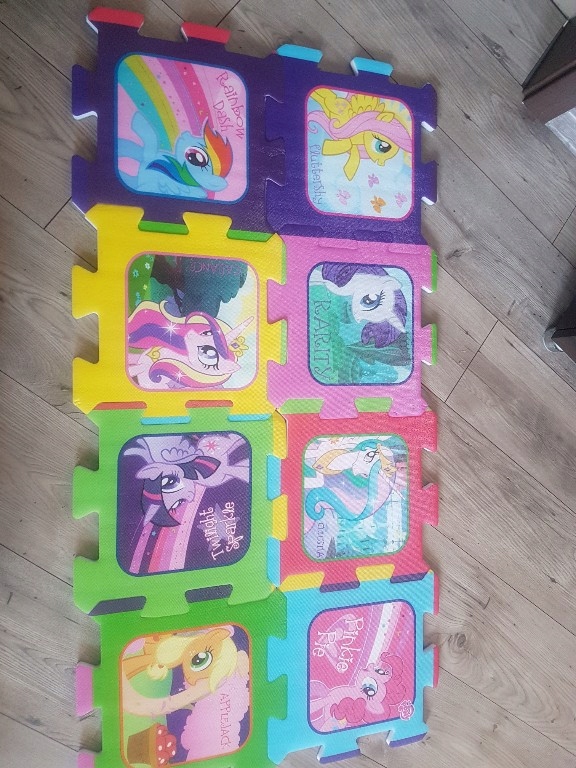 6xpuzzle piankowe, mata Trefl MY LITTLE PONEY