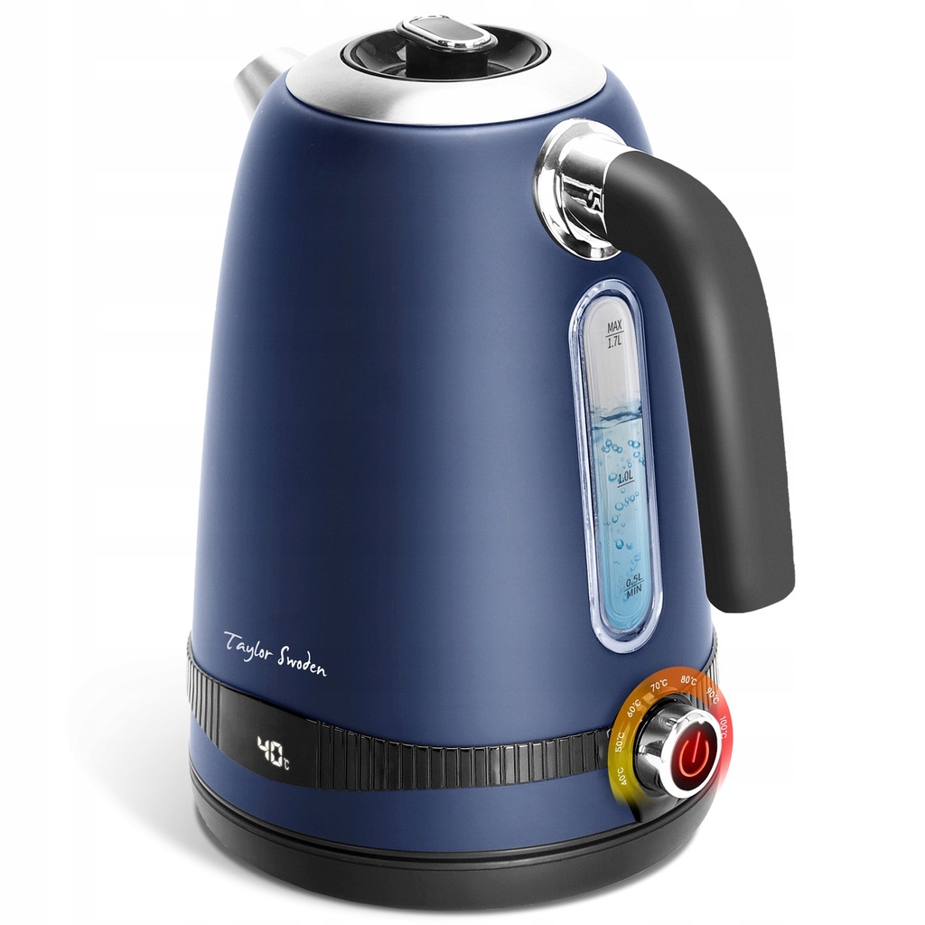 Czajnik elektryczny Aigostar Taylor Swoden 2200 W 1,7 l niebieski