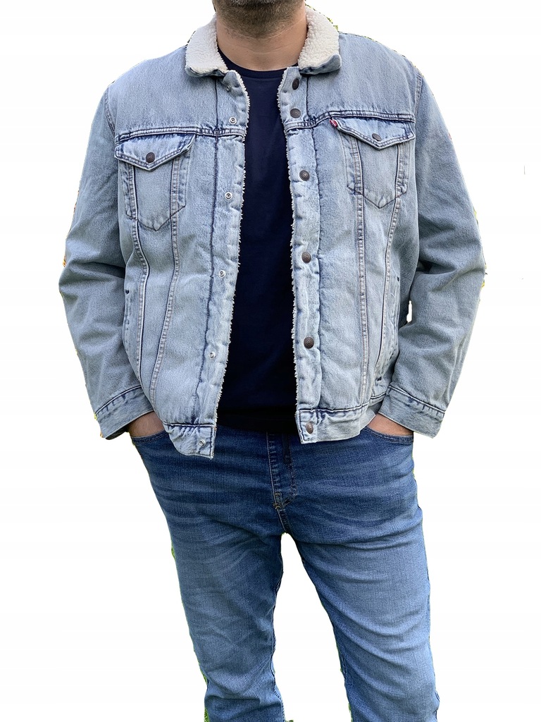 Kurtka jeansowa Levi`s sherpa PREMIUM XXL 2020