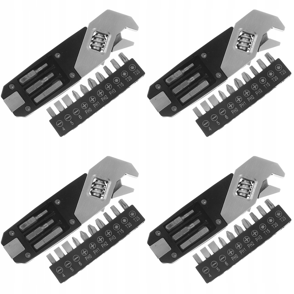Smooth Wrench Wrench Screwdriver Ratchet 4 Sets