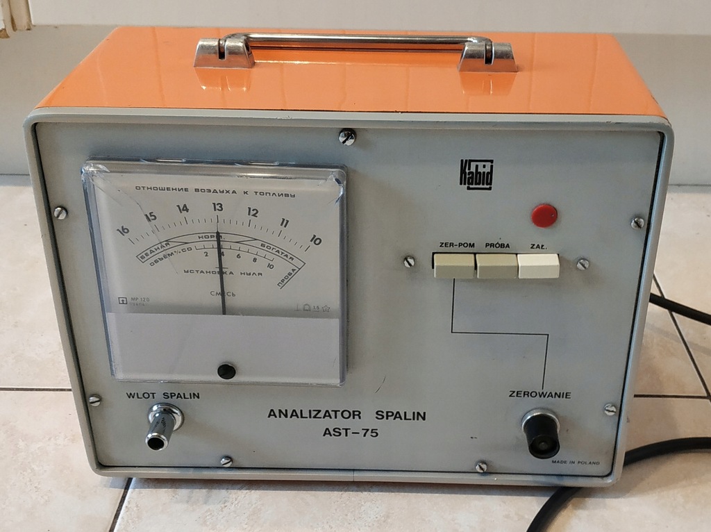 Analizator spalin AST-75 12V Kabid