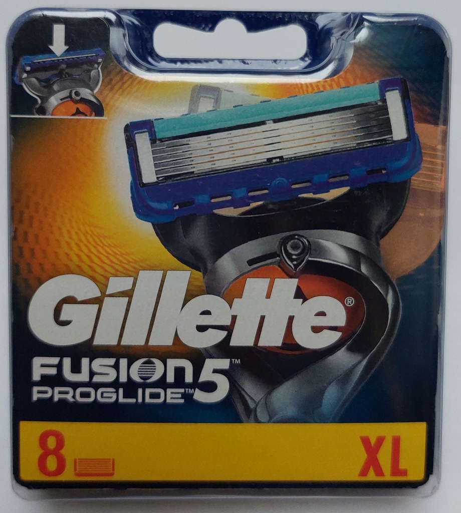 8 Wkłady Gillette Fusion 5 PROGLIDE ~ NOWE