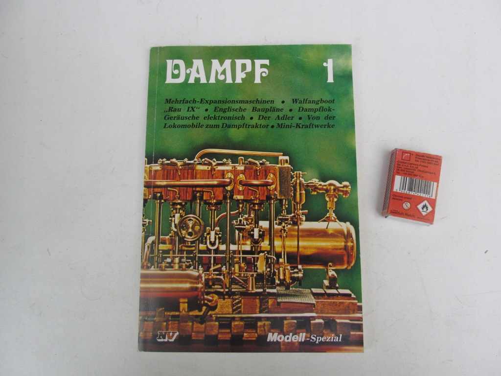 Dampf 1 (Para)-modele parowe/ lokomobile. Czasopismo 1981 modelarstwo kolej