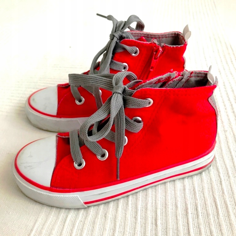 TRAMPKI a'la converse czerwone dziecięce 18cm R-28