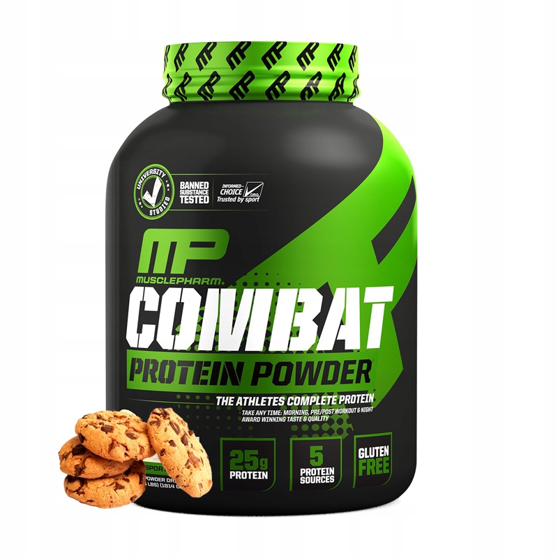 Muscle Pharm Combat PROTEIN POWDER 1814 WPC WPI MP